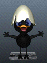 Gif Caliméro tourne
